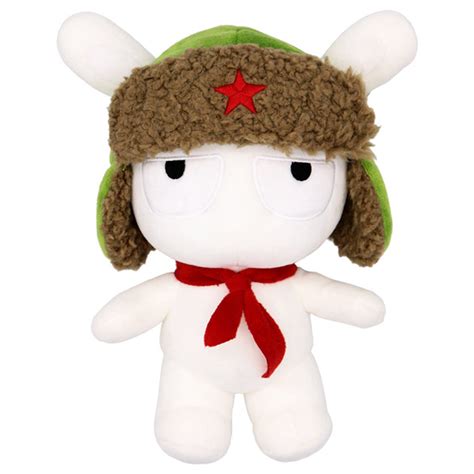 xiaomi white stuffed plush toy classic mitu kids gift