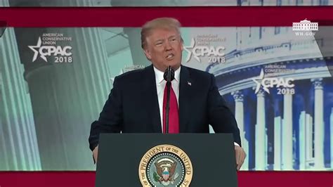 transcript speech donald trump delivers  speech   cpac conference february