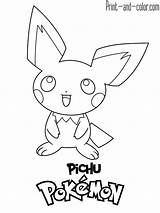 Pikachu Colouring Pokémon Pichu Pokeball sketch template