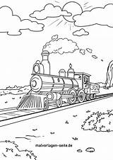 Lokomotive Eisenbahn Malvorlagen Zug Malvorlage sketch template