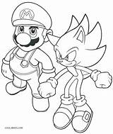 Sonic Coloring Pages Unleashed Silver Getcolorings Printable Hedgehog sketch template