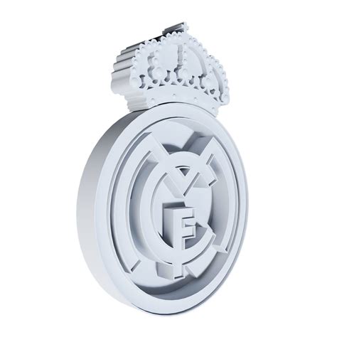 Real Madrid Logo Print 3d Model Cgtrader