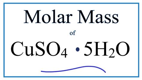 molecular mass of copper sulfate pentahydrate surfeaker