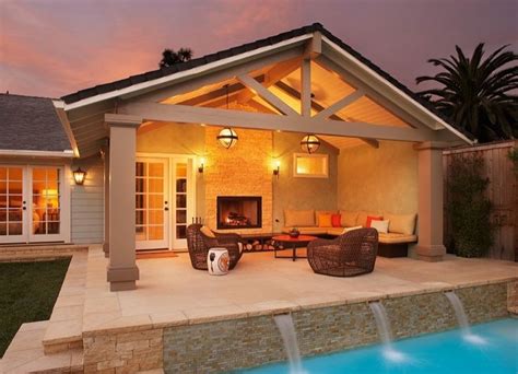 build  gable roof patio cover google search