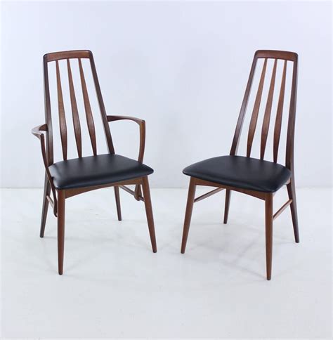 set   danish modern high  dining chairs designed  niels