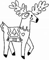 Kerst Rendier Kleurplaten Hert Renne Inkleuren Babbo Rentier Reindeer Hertje Animaatjes Tekeningen Kerstmis Poetizzando Plaatje Margherita sketch template