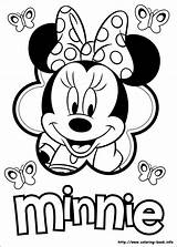 Coloring Mouse Minnie Pages Baby Comments sketch template