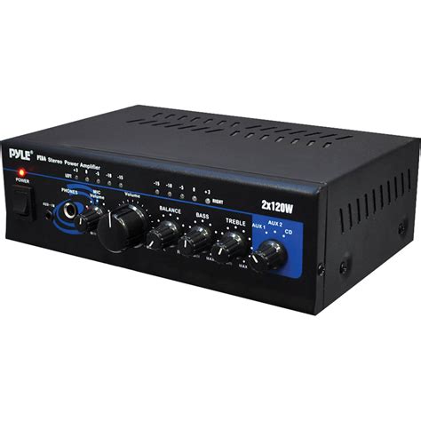 pyle pro pta mini    watt stereo power amplifier  pta