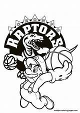 Coloring Pages Raptors Toronto Mario Nba Super Basketball Print Browser Window Playing sketch template