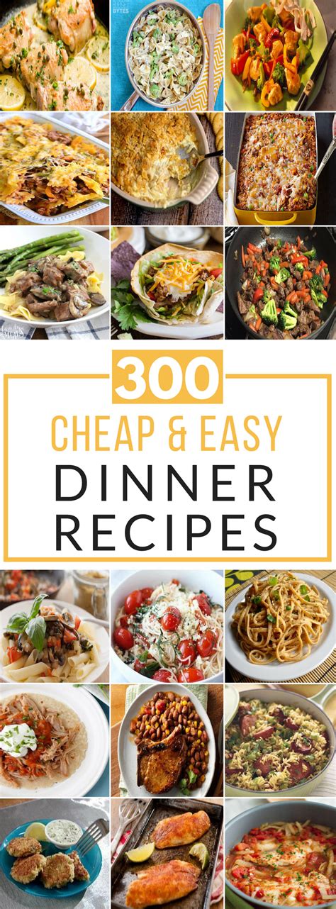 300 cheap and easy dinner recipes prudent penny pincher