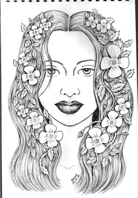 face coloring pages  adults evelynin geneva