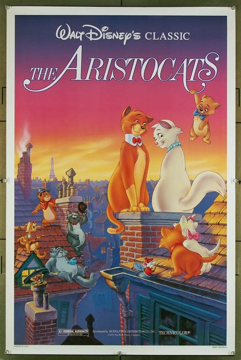 aristocats    kids  poster aristocats  vintage disney posters