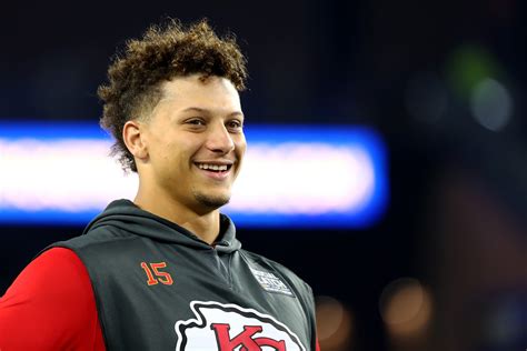 patrick mahomes shows      colorful  accessories