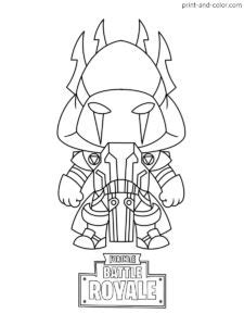 fortnite battle royale coloring page max dire werewolf chibi skin