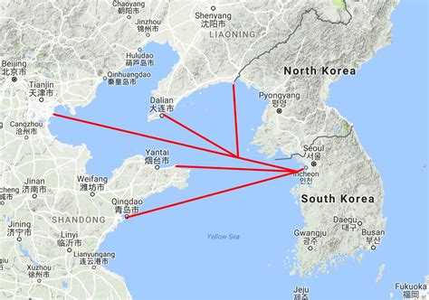 how to take the ferry from china to korea 4corners7seas
