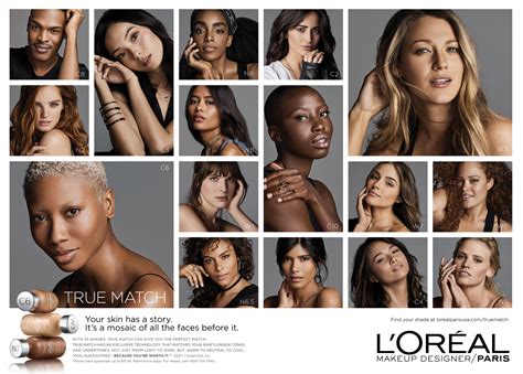 l oréal paris debuts new true match campaign your skin your story