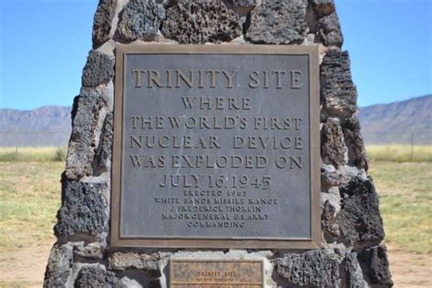 trinity test site  open   time  year
