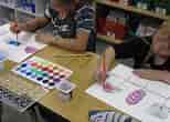 Image result for Teaching Students How to paint. Size: 154 x 110. Source: msbrownsgrade2class.blogspot.com
