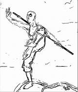 Aang Sympathized Wecoloringpage sketch template
