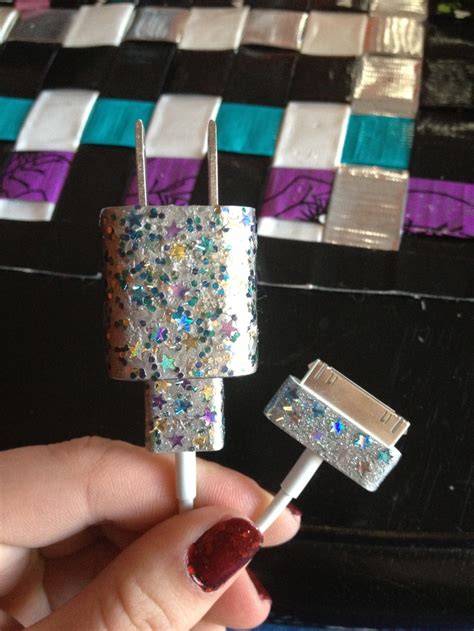 glitter ipod charger diy ipod charger diy chargers ipod