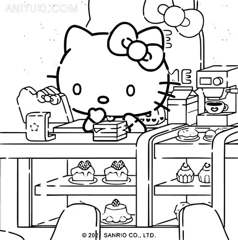 desenhos da  kitty  colorir aniyukicom