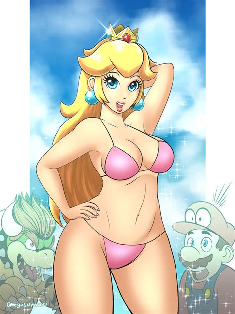 rule 34 bikini bowser cappy mario curvy female focus