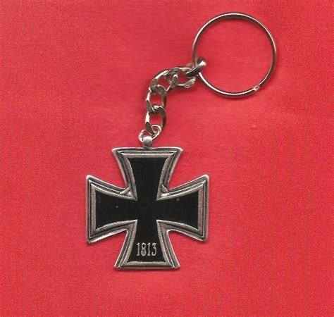 Ww2 Nazi Germany 1939 Swastika Iron Cross Keychain