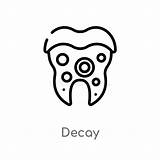 Decay Editable Dentist sketch template