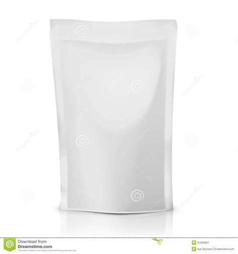 blank polythene bag package stock vector illustration  olives mockup