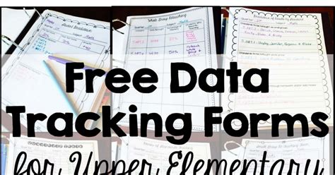 data tracking sheetspdf data notebooks student data tracking