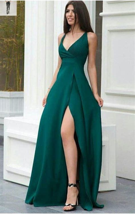 Green Dress Style Evening Dresses Vestidos De Fiesta Vestidos De