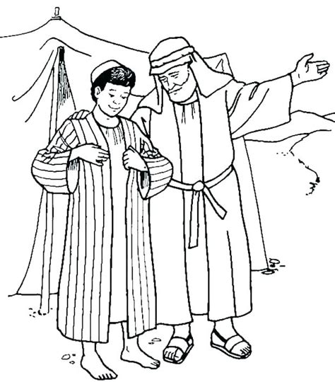 joseph sees  brothers  coloring sheet jackson barriver