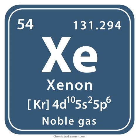 xenon definition facts symbol discovery properties