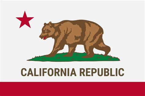 printable california state flag color book pages