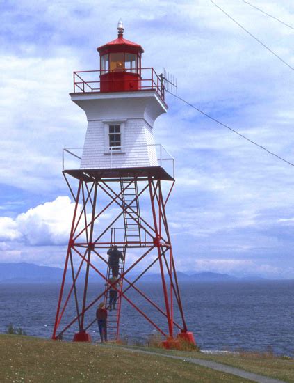 chrome island lighthouse british columbia canada  lighthousefriendscom