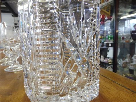 Antiques Atlas Heavy Quality Cut Glass Crystal Decanter