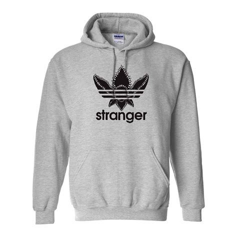 stranger things adidas demogorgon parody sweatshirt pullover