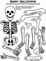Skeleton Printable Crafts Craft Ben Make Printables Jerry Moveable Doesn Because Good Some sketch template
