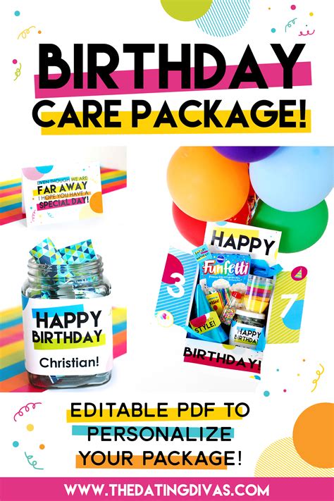 Birthday Care Package Idea From The Dating Divas