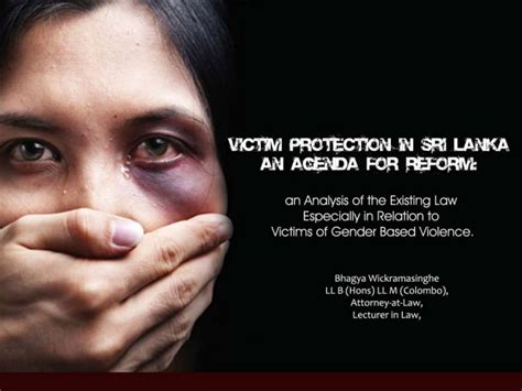 victim protection in sri lanka an analysis of the existing laws in r…