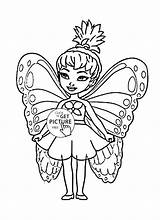 Coloring Pages Girly Cute Printable Girl Fairy Boy Little Girls Fairies Getcolorings Gi Color Boys Getdrawings Colorings sketch template