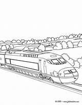 Tgv Tren Colorier Coloriages Trem Paisagem Hellokids Velocidade Trenes Pascher Trens Transportes sketch template