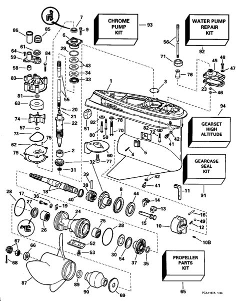 diagram  hp johnson motor diagram mydiagramonline