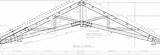 Truss Trusses Timber Scissor Drawing Executive Center Steel Roof Getdrawings Foot Construction Pros Span sketch template