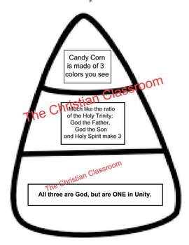 candy corn trinity craft  thechristianclassroom tpt