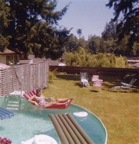backyard swimming pool 1960s spent all our summers in the back yard pool what memories of us
