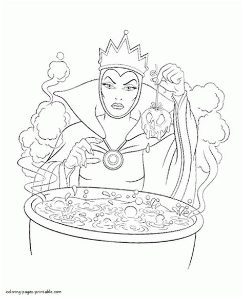 printable evil queen coloring pages camdentepacheco