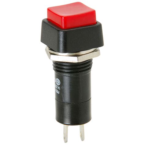 Momentary N O Square Push Button Switch 3a 125v