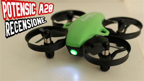 mini drone potensic  recensione unboxing  tutorial youtube