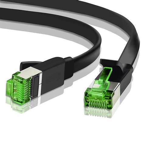 ethernet cable cat flat ft black network cable cat  flat slim ethernet patch cable